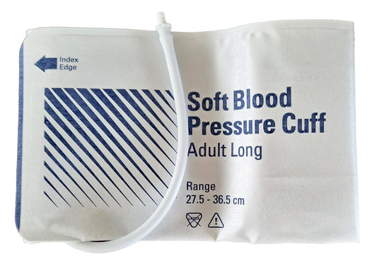 Welch Allyn #39019 Adult Long Soft Blood Pressure BP Cuff Disposable #901044 (3 Pack)