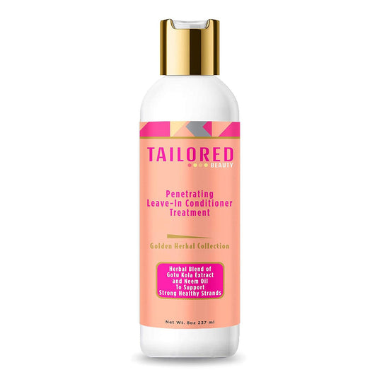 Tailored Beauty Leave in Conditioner - Cruelty-Free, Herbal Hair Conditioner For Dry, Damaged, Curly, Long, Thin Hair - Deep Moisture Penetrating Conditioner with Gotu Kola Extract & Neem Oil