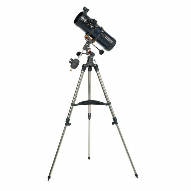 Celestron AstroMaster 114EQ 114mm f/8.8 Newtonian Reflector Telescope with German Equatorial Mount