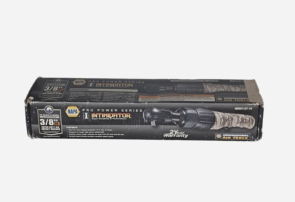 NAPA Pro Power Series Intimidator 3/8" Super Durability Air Ratchet 110ft/lbs